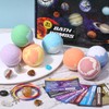 Toylink Galaxy Bath Bombs for Kids with Surprise Inside Space