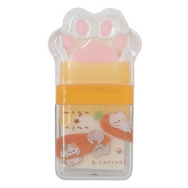 [Eraser] Paw Roller Eraser/MOGUNYAN Carrot Kamio Japan Back to School Prep Stationery Cute Goods Mail Order