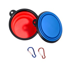 2pk Collapsible Dog Bowls