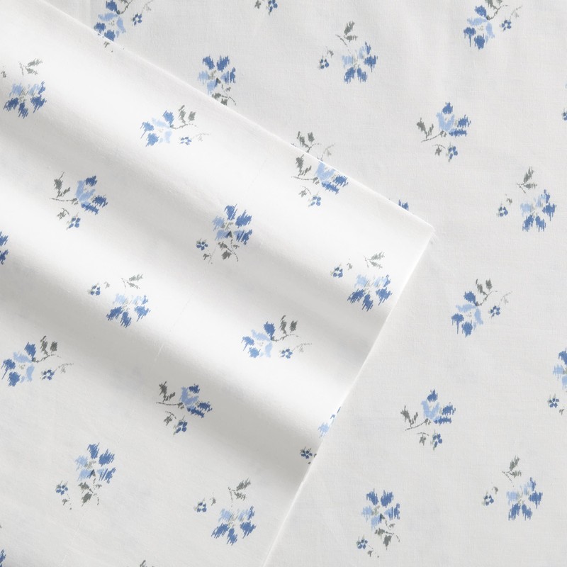 Stone Cottage - Twin Sheets, Cotton Percale Bedding Set, Crisp