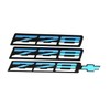 Set New Z28 Rocker Panel & Rear Bumper Emblem Replacement