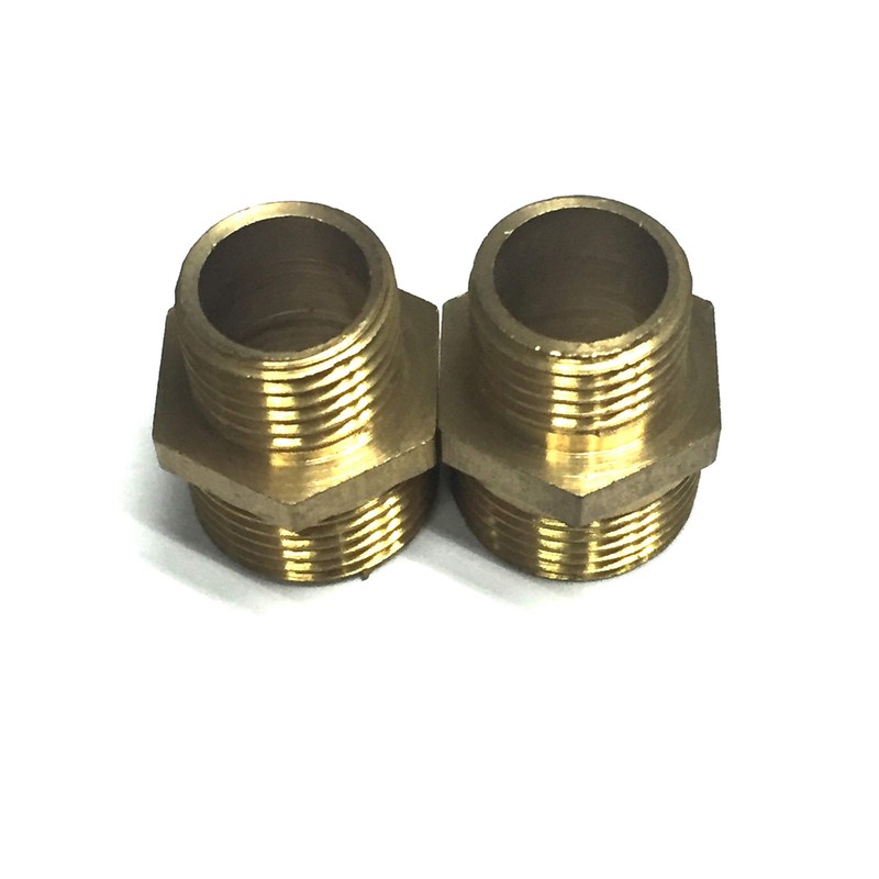 VEDA 2 pecs Brass Hose Tap Connector Male Thread Plumbing