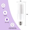 GOHDLAMP LED Black Light Bulb 15W Blacklight Bulbs LED Not-Dimmable,