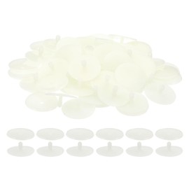 PATIKIL 45mm Doll Joints, 30 Set Plastic Removable Animal Joints Connector Engage Bolt for Bear Limbs Making Head Joints DIY Crafts Accessories, White