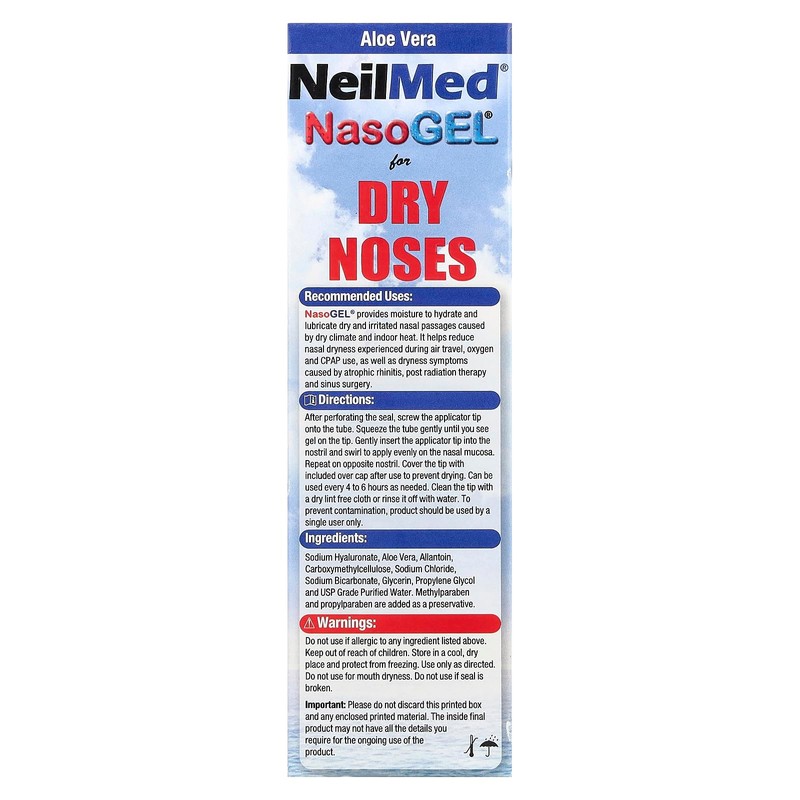 NeilMed NasoGel® for Dry Noses, 1 oz (28.4 g)