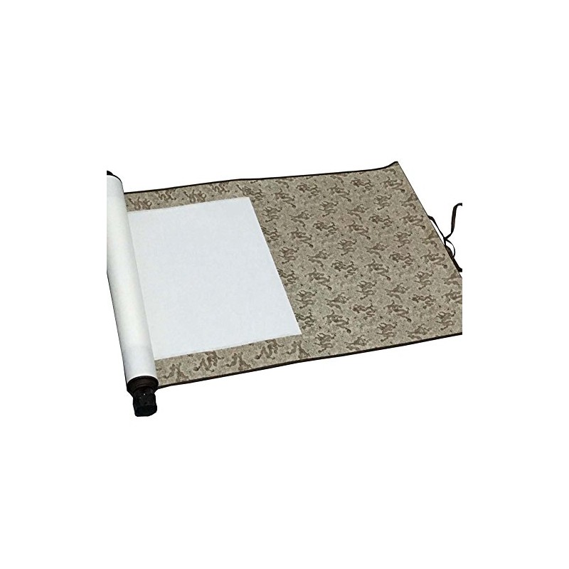 Classic Empty Calligraphy Practice PU Roll Hanging Roll Chinese Ink