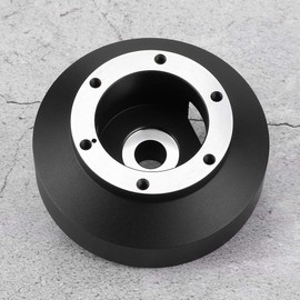 SRK-105H Steering Wheel Adapter, Sturdy Billet Aluminum Hub with Double Drilled Boss Kit, Fit for/WRX STI 2008-2014, Premium Material, Wear-Resistant, Quick Install