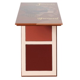 Juvia's Place Bronzed Duo Bronzer Dark - Soft Matte Bronzer, Contour Powder, Bronzer Pressed Powder, Long-Wearing & Buildable Bronzing Powder - Suitable for Dark to Deep Tan Skin Tone