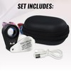10x Jewelers Loupe Magnifier with UV & LED Lights, 22mm