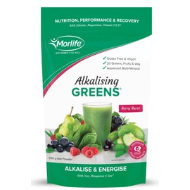 Morlife Alkalising Greens® Berry Burst 200g