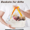 Pro Goleem Small Woven Basket with Gift Bags and Ribbons