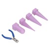4Pcs Jewelry Mandrel Round Oval Triangle Square Jewellery Making Tool