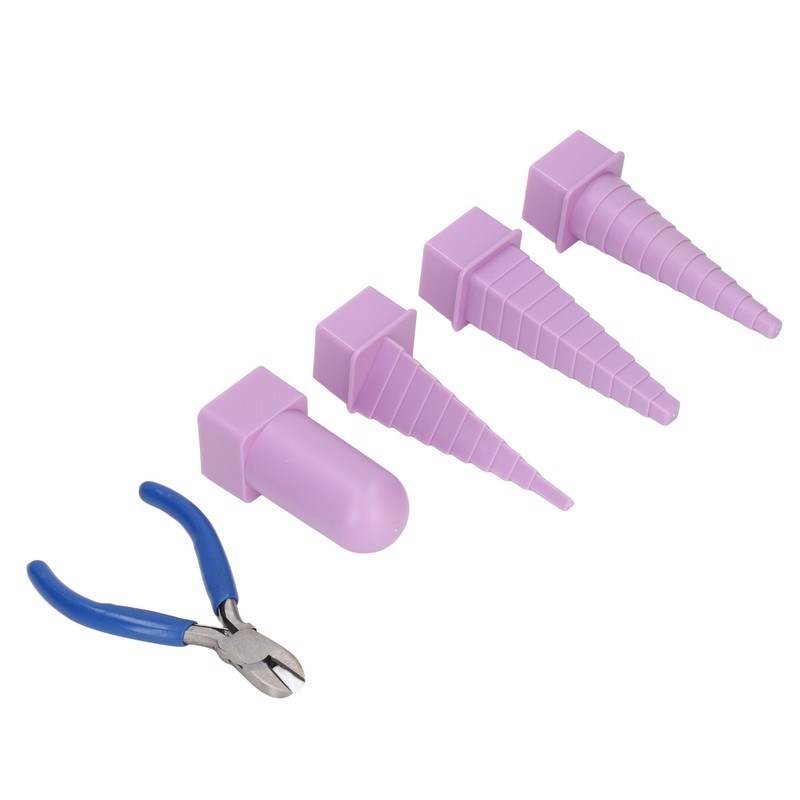 4Pcs Jewelry Mandrel Round Oval Triangle Square Jewellery Making Tool