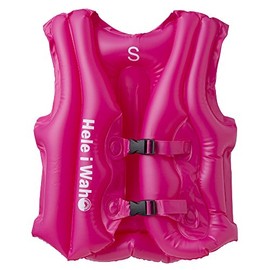 Hele i Waho Snorkeling Vest, Smallest Travel Size Inflatable Snorkeling Vest for Adults Snorkeling Floating Vest XS Pink