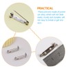 VICASKY 400pcs 2.5cm Brooch Pin Backs Bar Pin Back Clasp