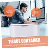 KONTONTY Wet Dry Tissue Box Holder Safe Non-Slip Material Perfect