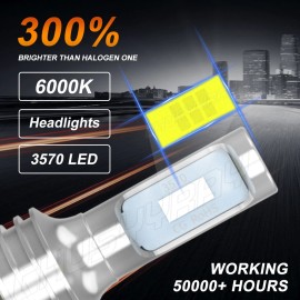 CHUSYYRAY For Suzuki LTZ 400 Z400 QUADSPORT 2003–2008 - 6000K LED HeadLight Bulb White H6M