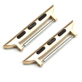 Sulla Connector Compatible with Apple iWatch Series 4, Series 5, Series 6, Series 7, 40 mm, Rose Gold