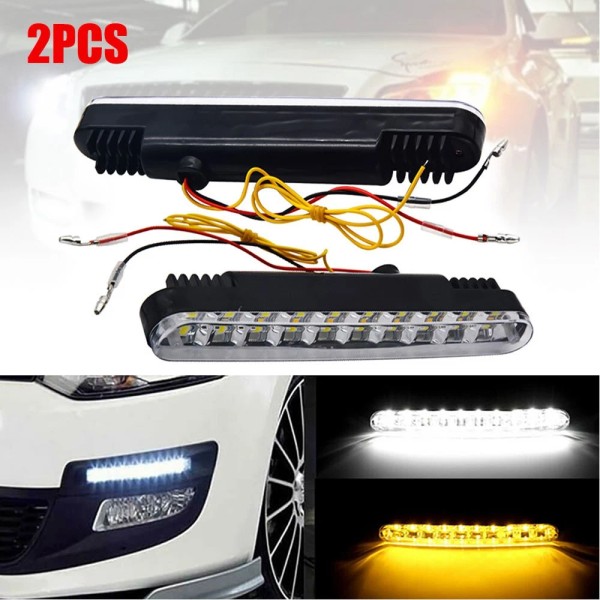 Unbranded 2x LED 30 Car Daytime Running Light DRL Driving