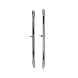 Lowrider Bike 26 Round Spring Fork Bars W/Pivot Chrome.