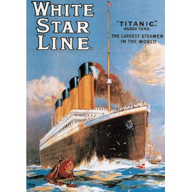 EuroGraphics Titanic White Star Line 1000 Piece Puzzle (6000-1333)