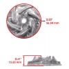 Caltric Water Pump Kit For Can-Am Maverick / Max 1000