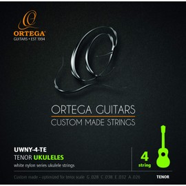 Ortega Guitars UWNY-4-TE Tenor Ukulele Strings High G Tuning