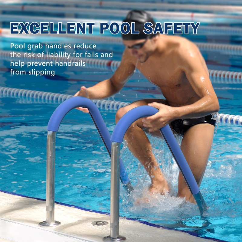 ODDMUCK 4FT Pool Handrail Covers, 48IN Patio Railing Cover with