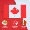 CLEARNEXT 100% Polyester Canadian Flag 3x5 Foot Silk Printed Bright