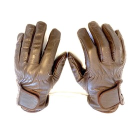 Sulkhanz Horse Riding MEN'S Gloves Soft Leather 100% Real Leather Dark Brown Premium Quality Gents equestrian gloves (Large)