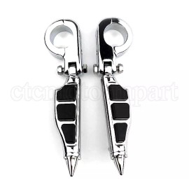Unbranded Pair Motorcycle Highway Foot Pegs Pedal For Harley-Davidso