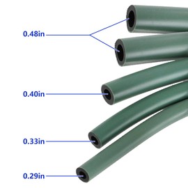 MOTOALL Fuel Line Hose with 10pcs Clamps 2 Oil Filters, 3 Feet 1/8" 3/16" 0.22" 1/4" 5/16" ID Fuel Line Gas Tube Hose for Lawn Mowers ATV Golf Cart Motorcycle Snowmobile