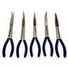 11” Long Needle Nose Pliers Set 5-Piece Plier Kit (Storage