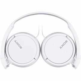 Sony MDR-ZX110AP Overhead Headphone with In-Line Microphone - White