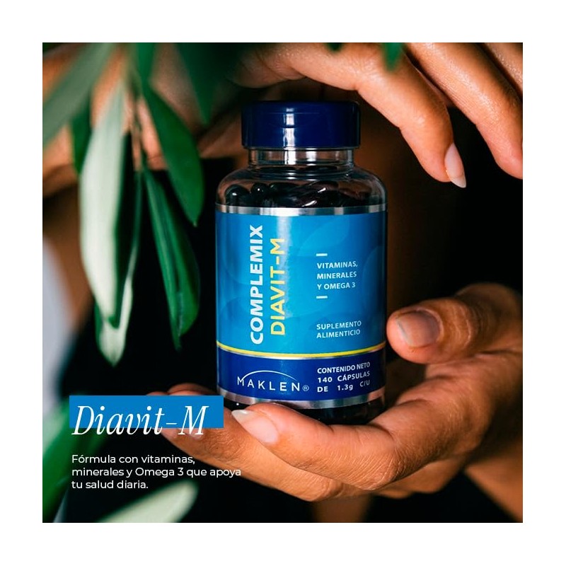 DIABETES MULTIVIT - Maklen Vitaminas y Minerales + Omega 3