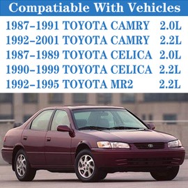 VS50304R-1 1987-2000 Junta de tapa de válvula de motor y sellos de tubo de bujía compatibles con Toyota Camry 1987-2000, Celica 1987-1999, MR2, 2.0L 2.2L L4 3SFE VC200 5 5
