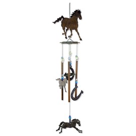 Sunset Vista Designs Horsing Around Horse Wind Chime, Medium