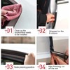Tintvent Rubber Edge Trim 23Ft Car Door Seal Strip with