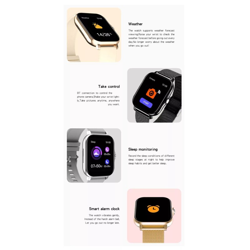 simson Smartwatch Android Phone 1.44" Color Screen Full Touch Custom