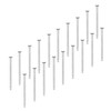 AMZoutdoor® 20 x Real Aluminium Nails for Nesting Boxes and