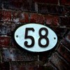 LUTER 3 Inch House Address Numbers Black Street Numbers Floating