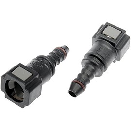 Dorman 800-188 Quick Connector 5/16 In. Steel TO 6mm Nylon 180 with O ring, 2 Pack