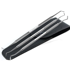 3 Corner Lifters Foot Care Set Foot Care Instrument with Case Stainless Steel Fine Medium Wide Ends Nail Lifter Nail Care Double Instrument Pedicure Instrument Quality from Specialist Retailer