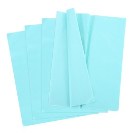 MECCANIXITY 20 Sheets Wrapping Tissue Paper, Glitter Tissue Paper for Gift Bags 14 x 20 Inch Sparkle Tissue Paper for Gift Wrapping, DIY Crafts, Packing, Light Blue