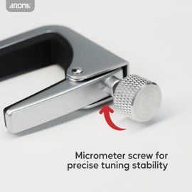 Aroma Professional Guitar Capo Adjustable Tension for 6 String Acoustic and Electric Guitar for Buzz Free Quick Release Zinc Alloy