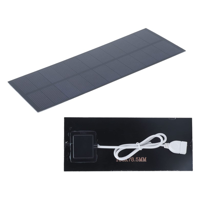 Solar Panel 2.5W 5V Charger Solar Charger Light Battery Open