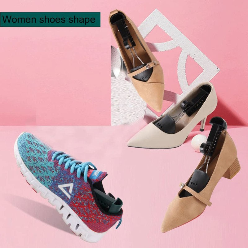 EchoDone 5 Pairs Plastic Shoe Tree Stretcher Shaper for Women