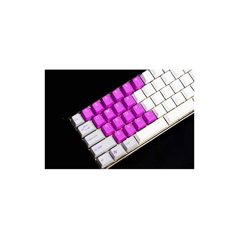 Tai-Hao TPR Rubber Backlit Double Shot Keycaps, 22 Keys in