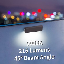 Kwinmyso 8 Packs 4inch LED 1.8W Hardscape Lighting,12V AC/DC Low Voltage Retaining Wall Light Paver Lighting,5000K Daylight White Outdoor Step Light,50,000 Hours Lifespan