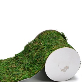 BYHER Roll of Green Moss for Fairy Gardens Wedding Other Arts and Crafts (10x120cm (4" W x 48" L))